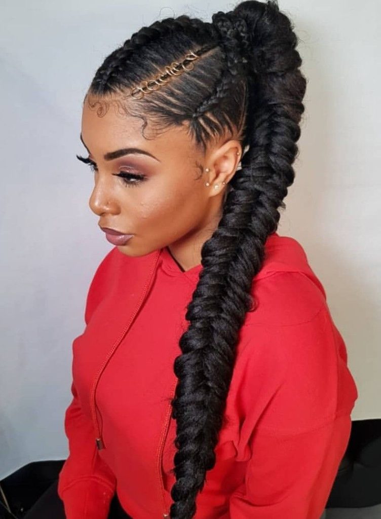 Fishtail Braided Ponytail