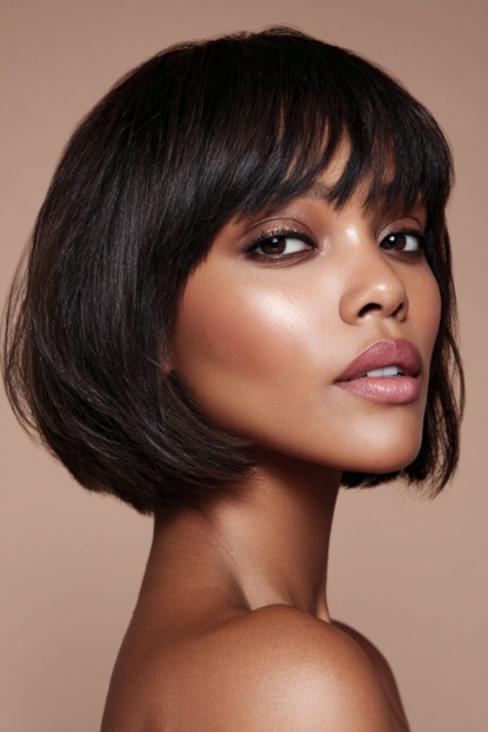 French Bob for Black Woman