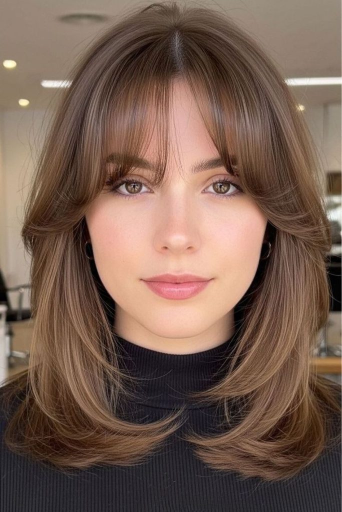 How to Style Curtain Bangs