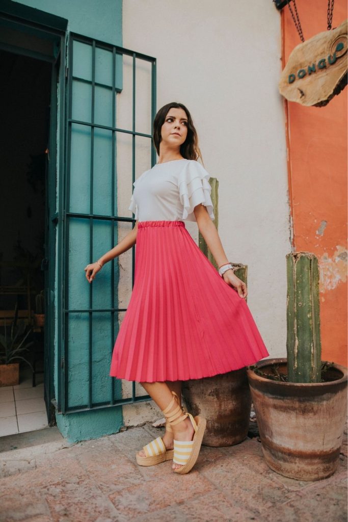 How to Style a Satin Skirt