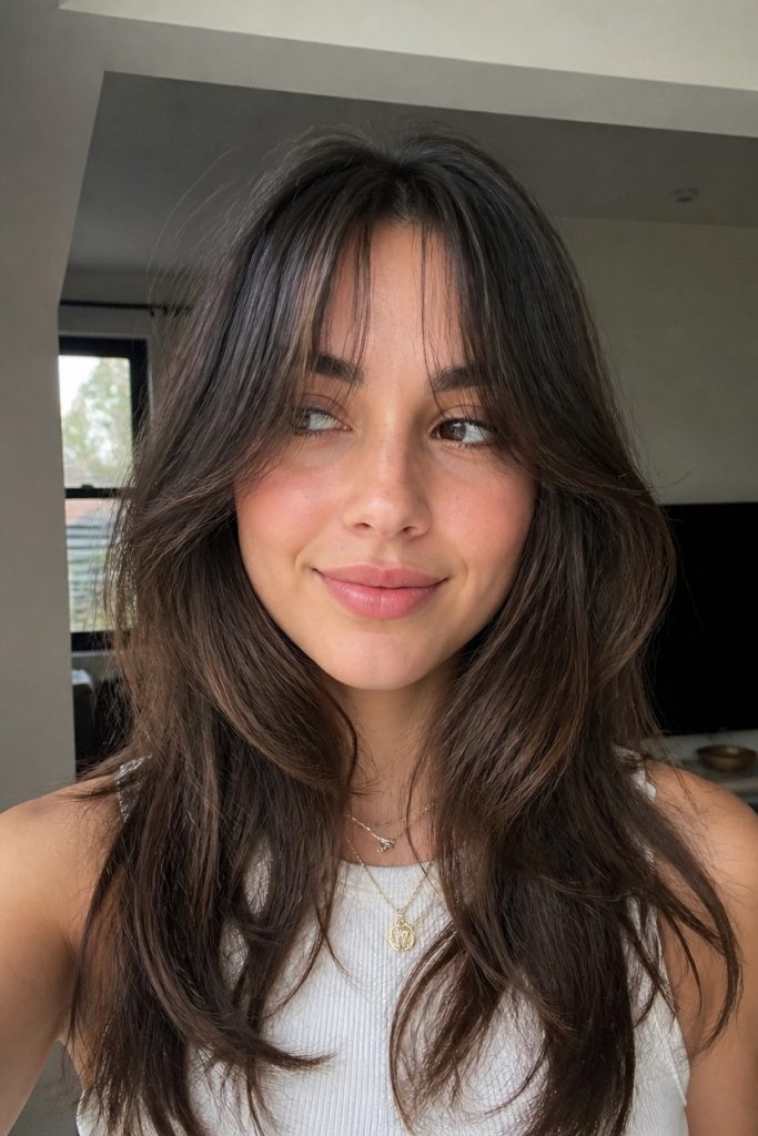 Messy Curtain Fringe
