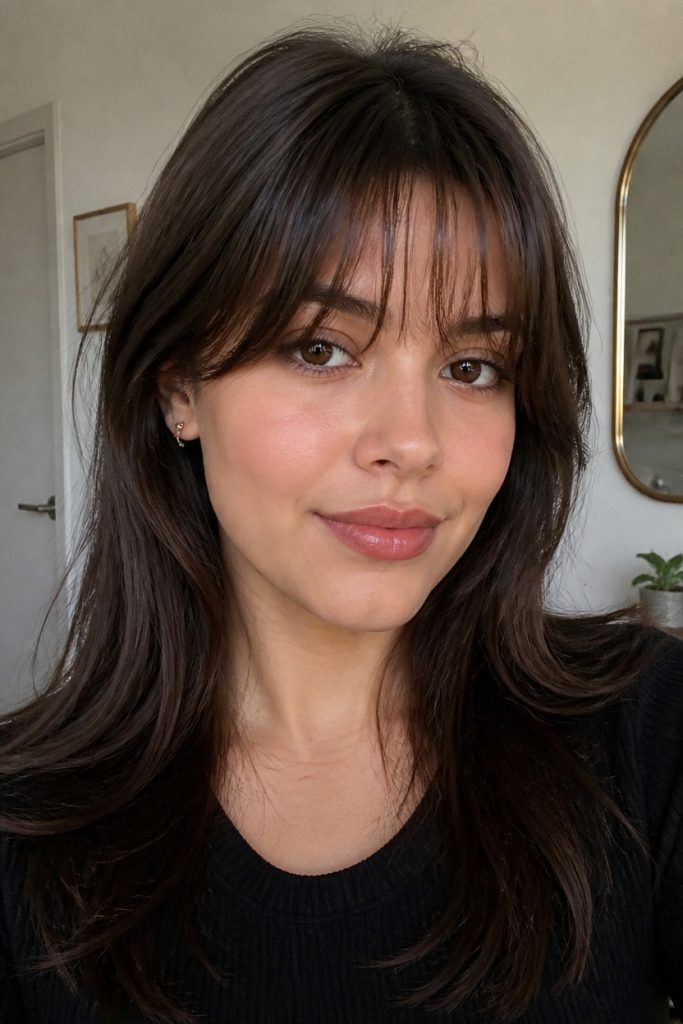 Piece-y Textured Bangs