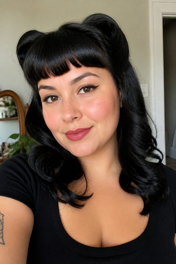 Retro Pin-Up Bangs