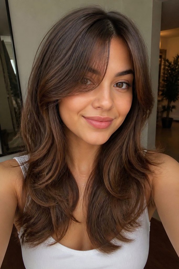 Soft Swooping Bangs