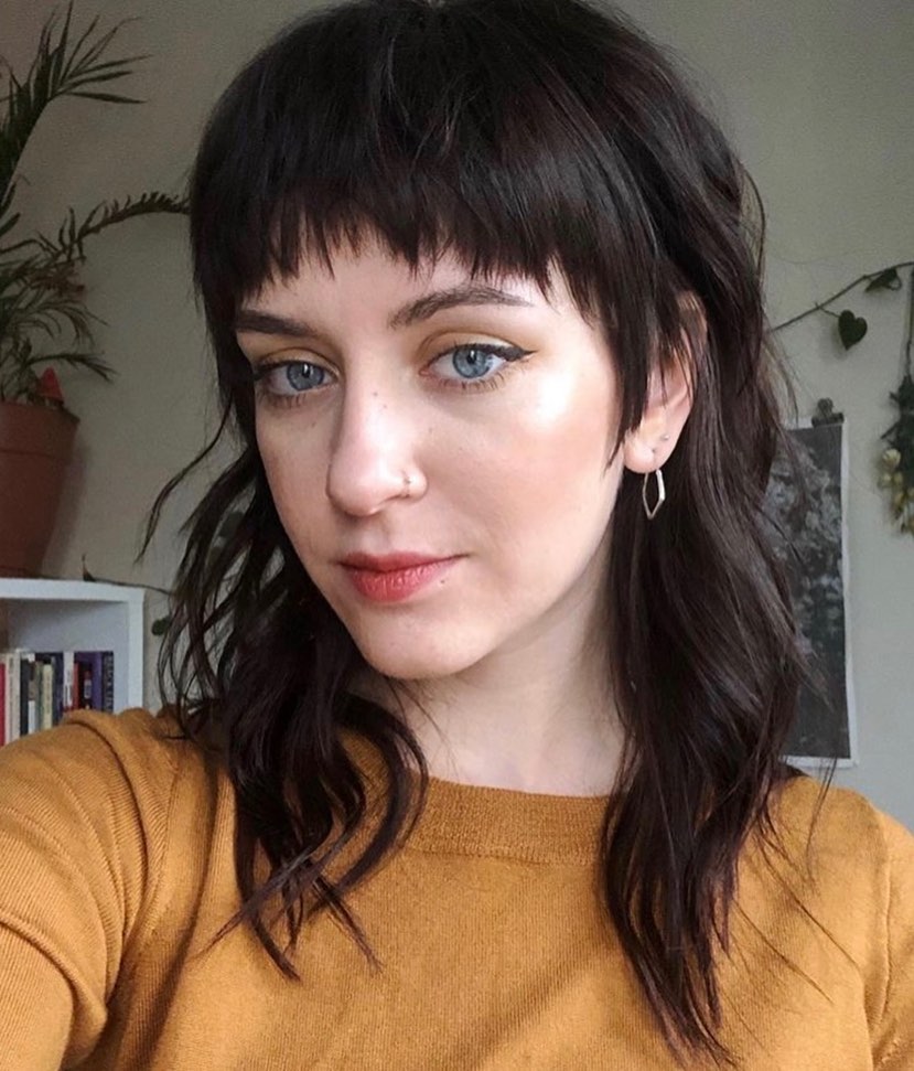 Textured Choppy Bangs