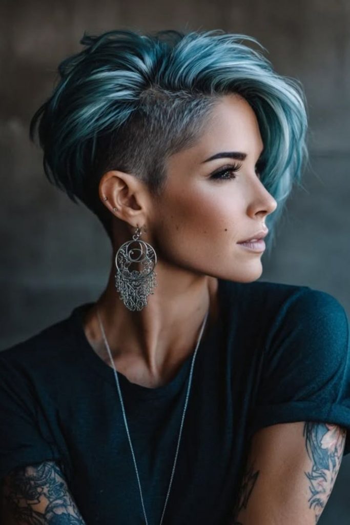 Undercut Pixie Bob Hairstyles