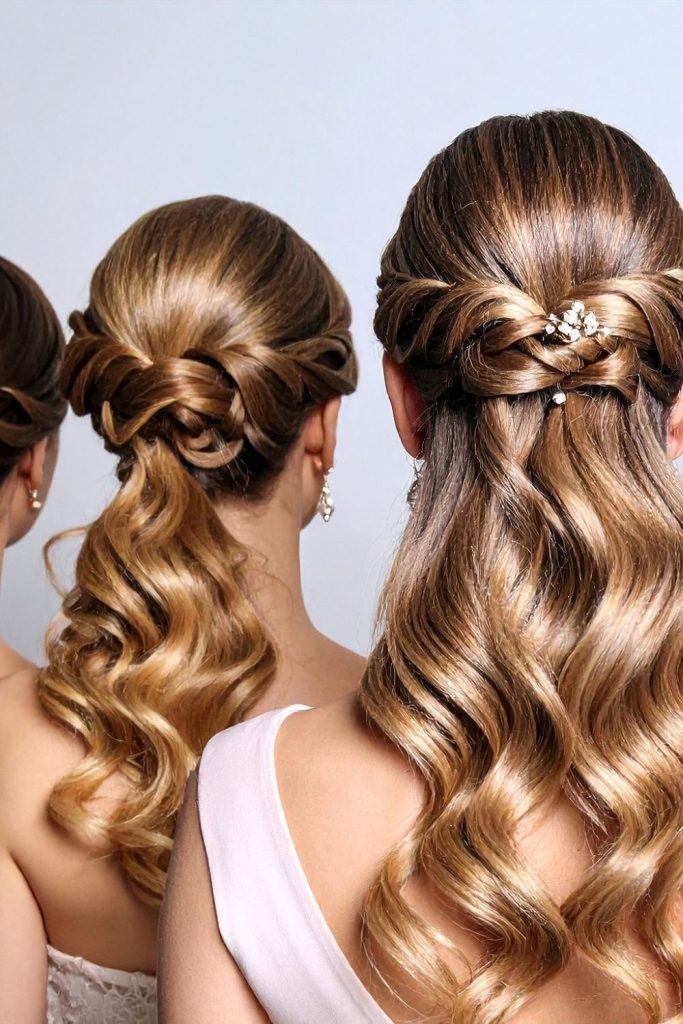Wedding Hairstyles for Medium-Length Hair Brides