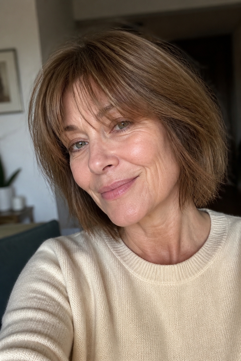 effortless stylish bangs maintenance