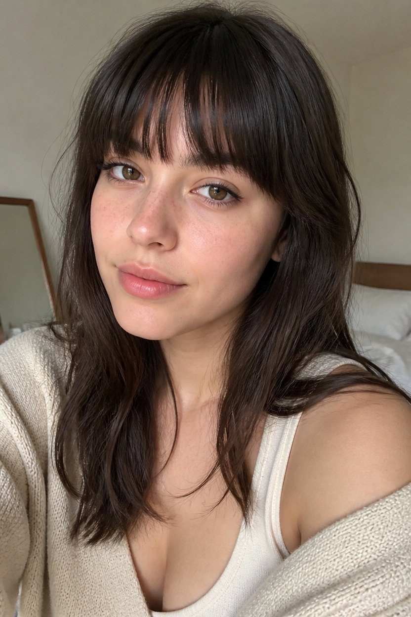 effortless stylish bangs options