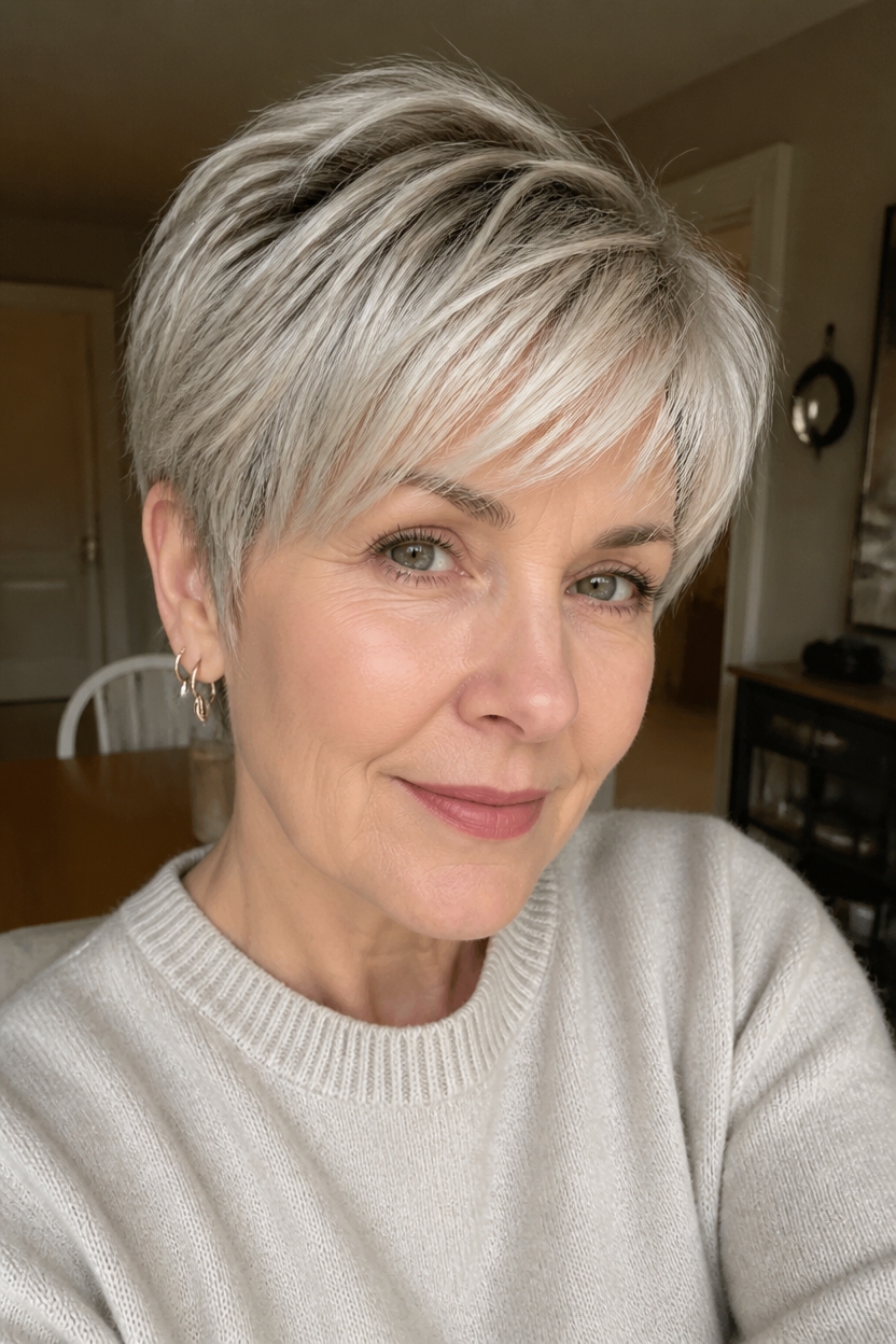 elegant low maintenance hairstyle choice
