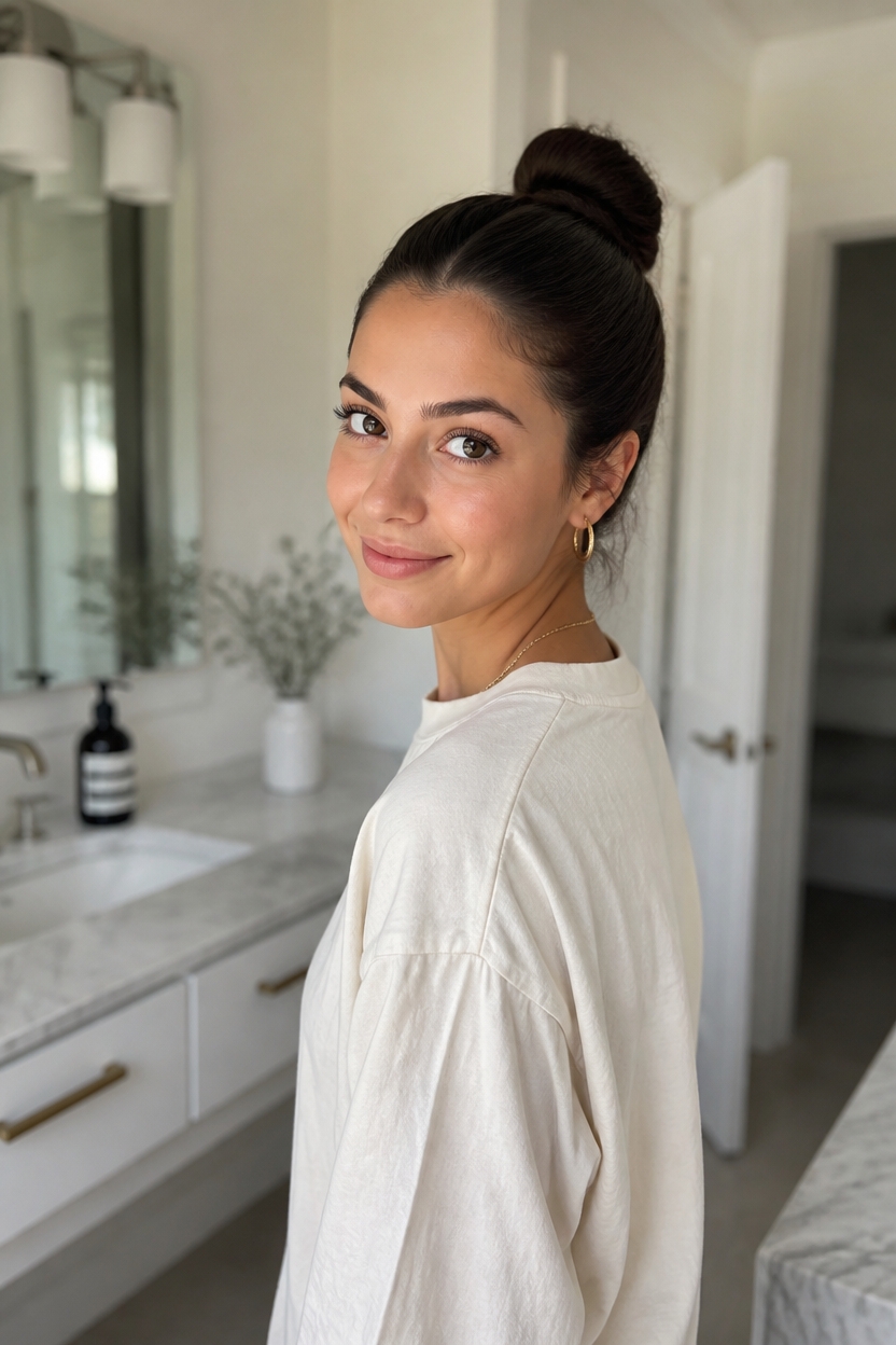 elegant styles for greasy hair