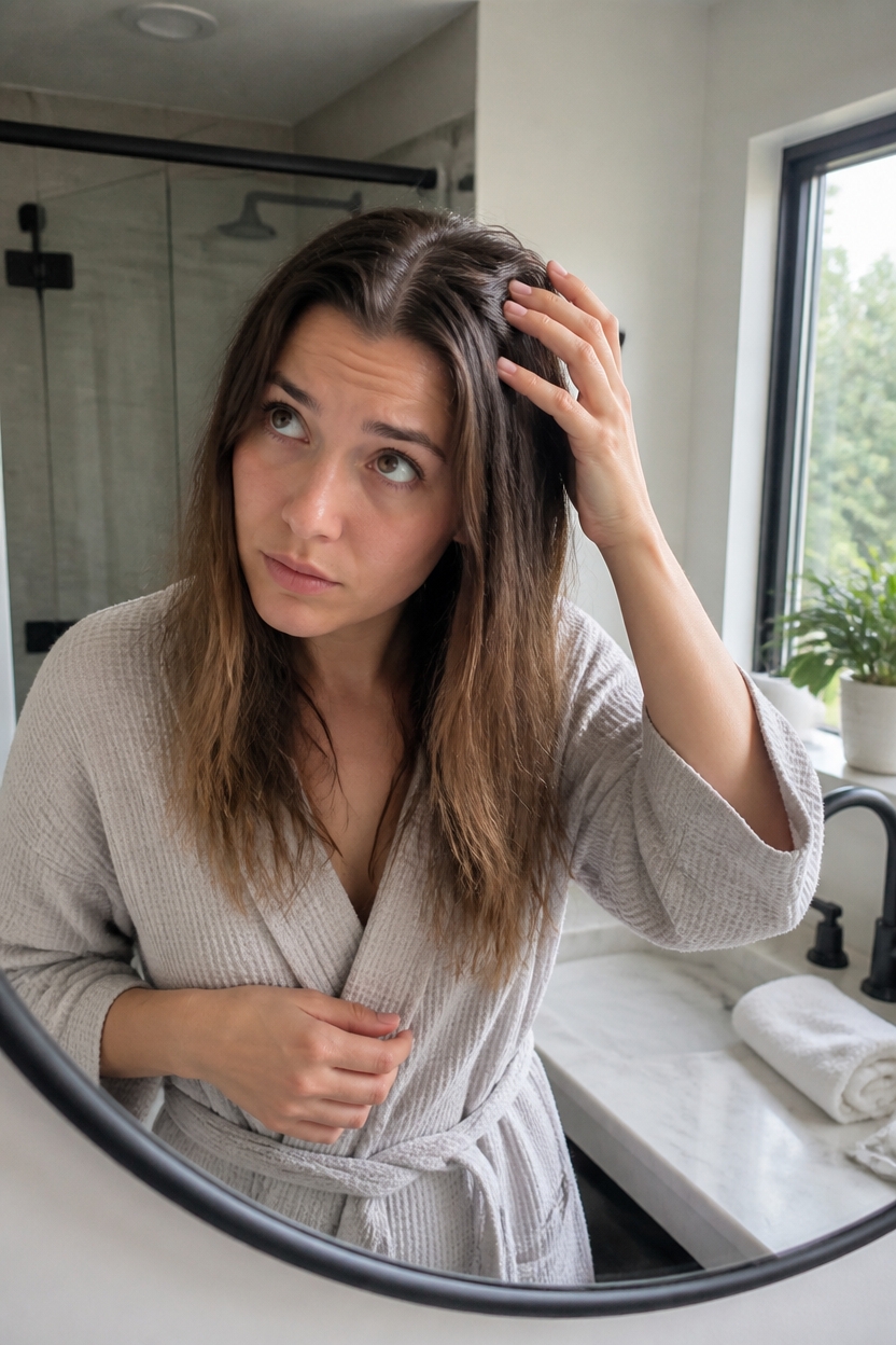 frequent washing for oily hair